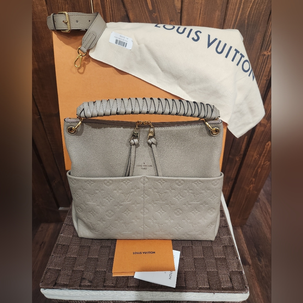 Authentic Louis Vuitton Maida Hobo Monogram Empriente Leather Bag